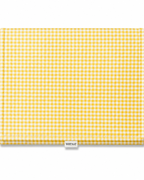 Cambiador Vichy Amarillo Bordado